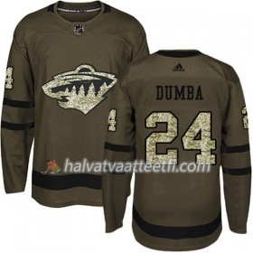 Miesten NHL Minnesota Wild Pelipaita Matt Dumba 24 Adidas 2017-2018 Camo Vihreä Authentic